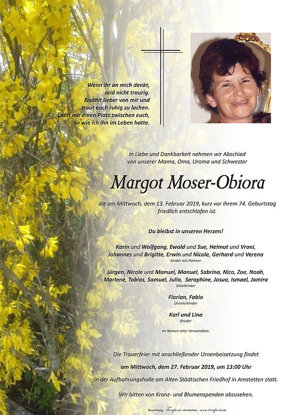 Parte von Margot Moser-Obiora