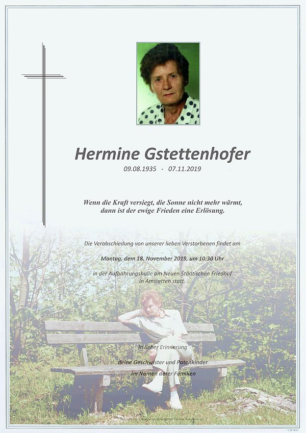 Parte von Hermine Gstettenhofer